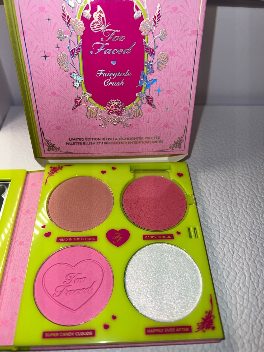 Too Faced Fairytale Crush Limited Edition Blush & Highlighter Palette